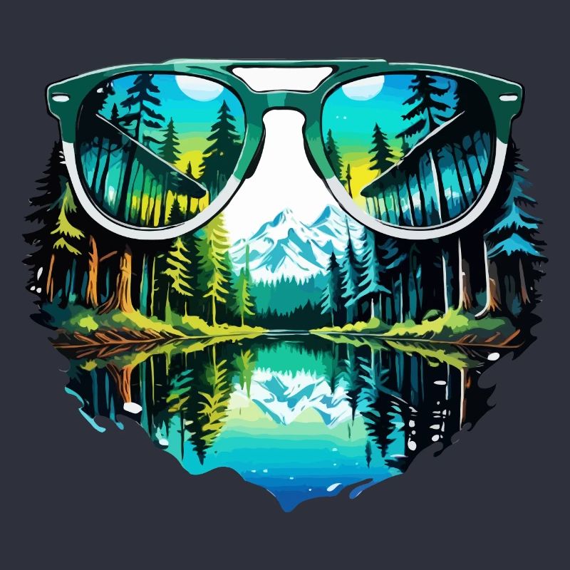 Sunglasses / Reflection / Forest / Reflection
