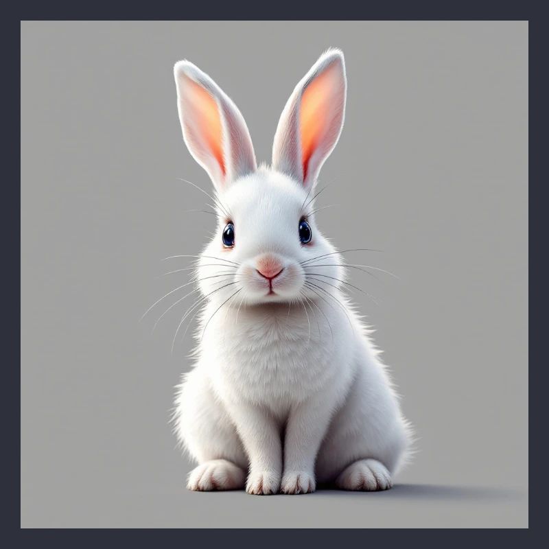 Easter rabbit white