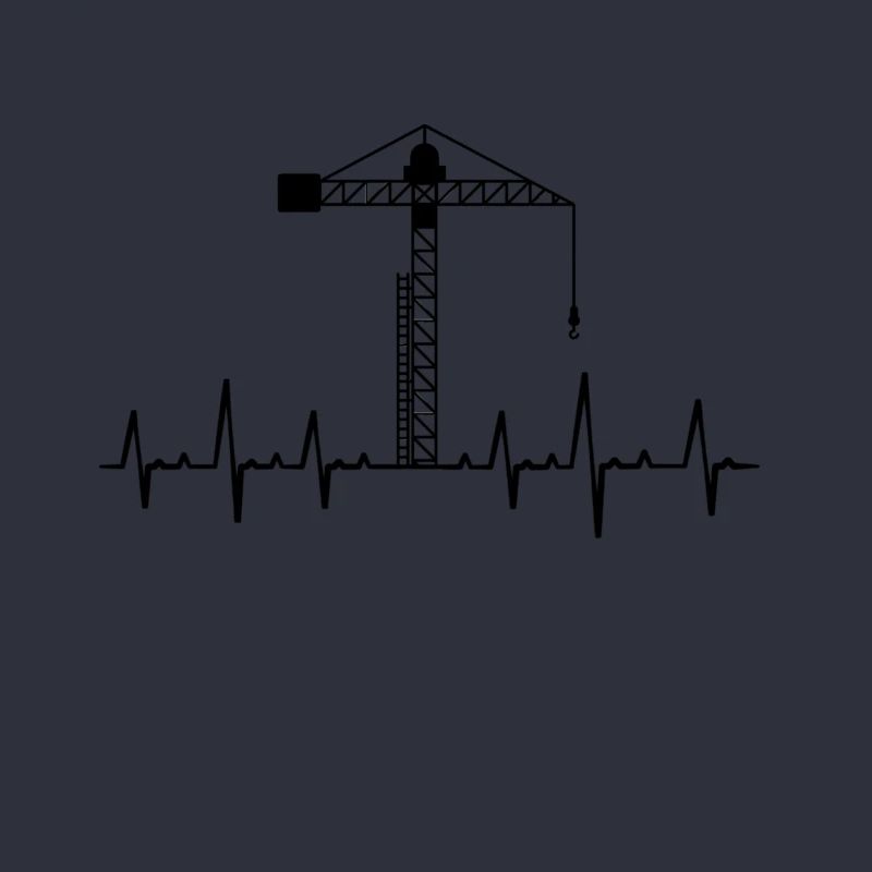Crane cranes crane operator construction site excavator gift