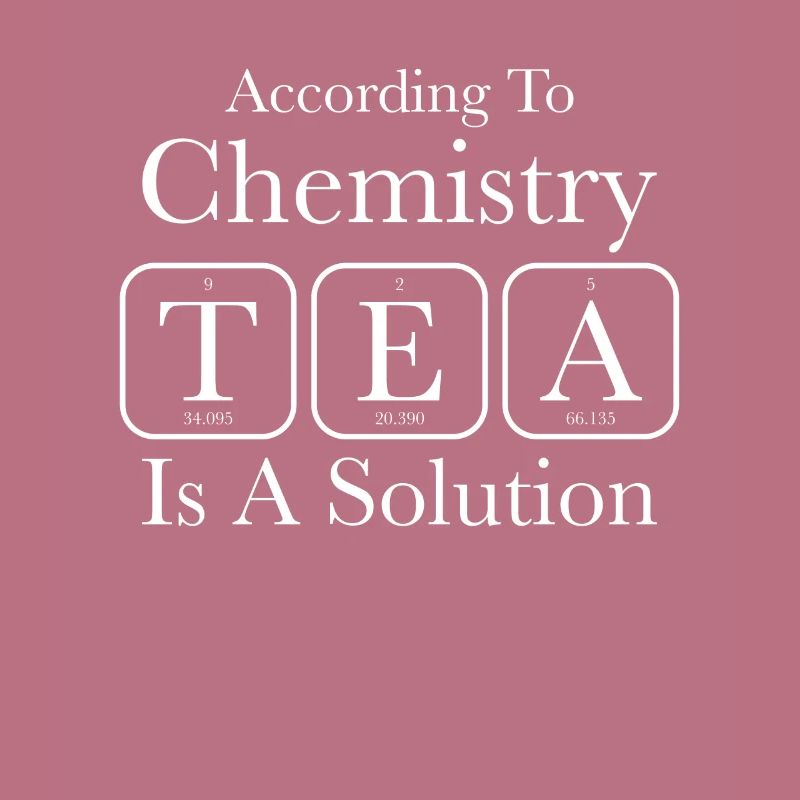 Solution de thé de chimie