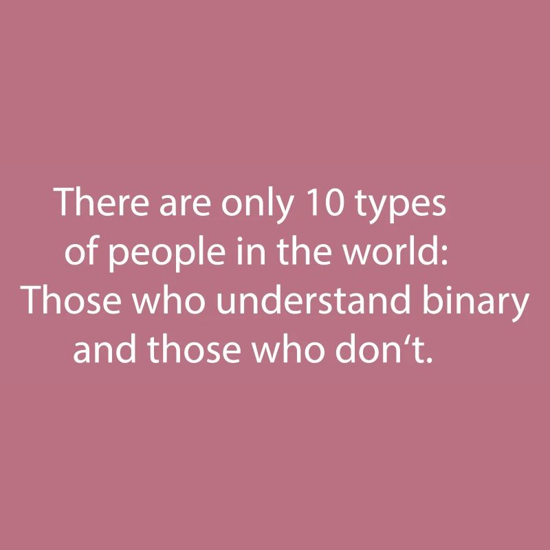 Binary binary programming language computer gift