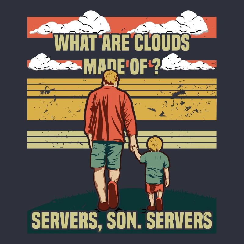 Programmierer Papa - Clouds Server Sohn