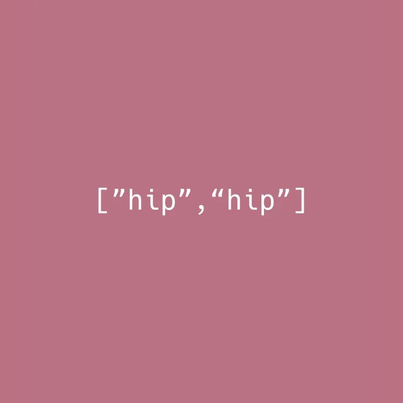 Hip Hip Hooray Programmier-Array