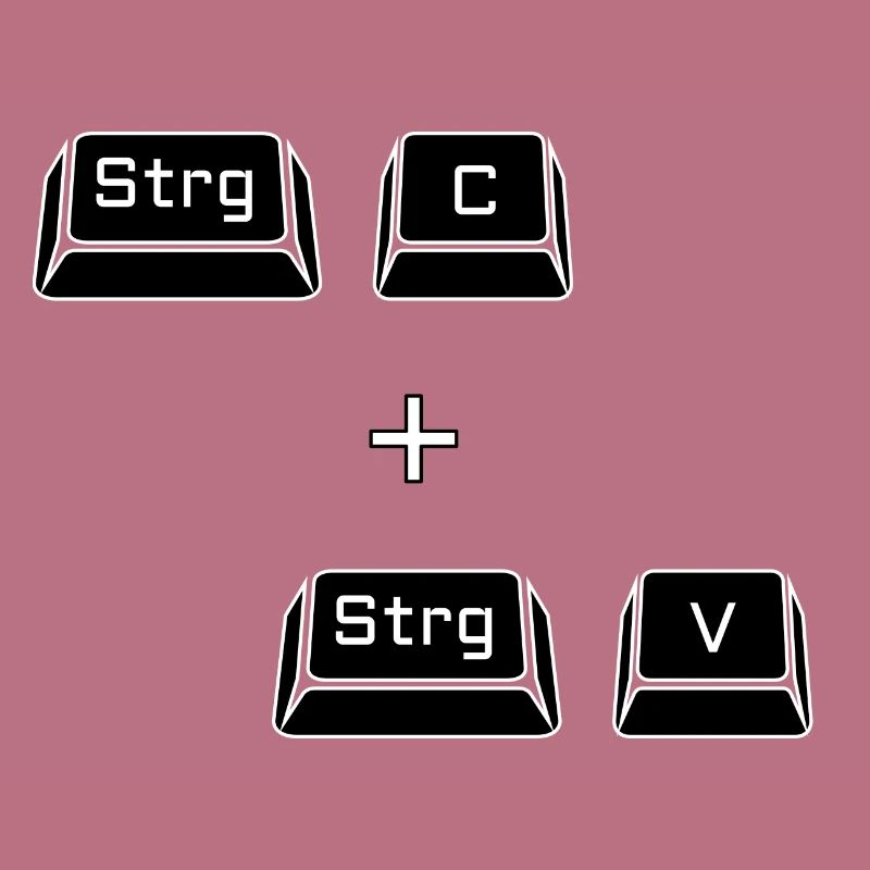 Ctrl c Ctrl v Keyboard Computer Copy Gift