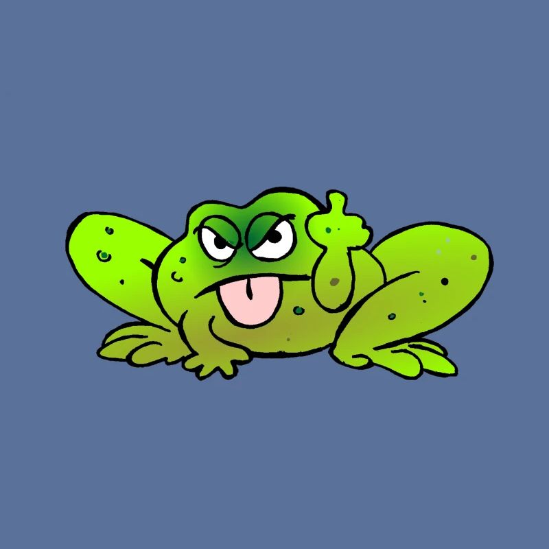 Toad pulls the tongue