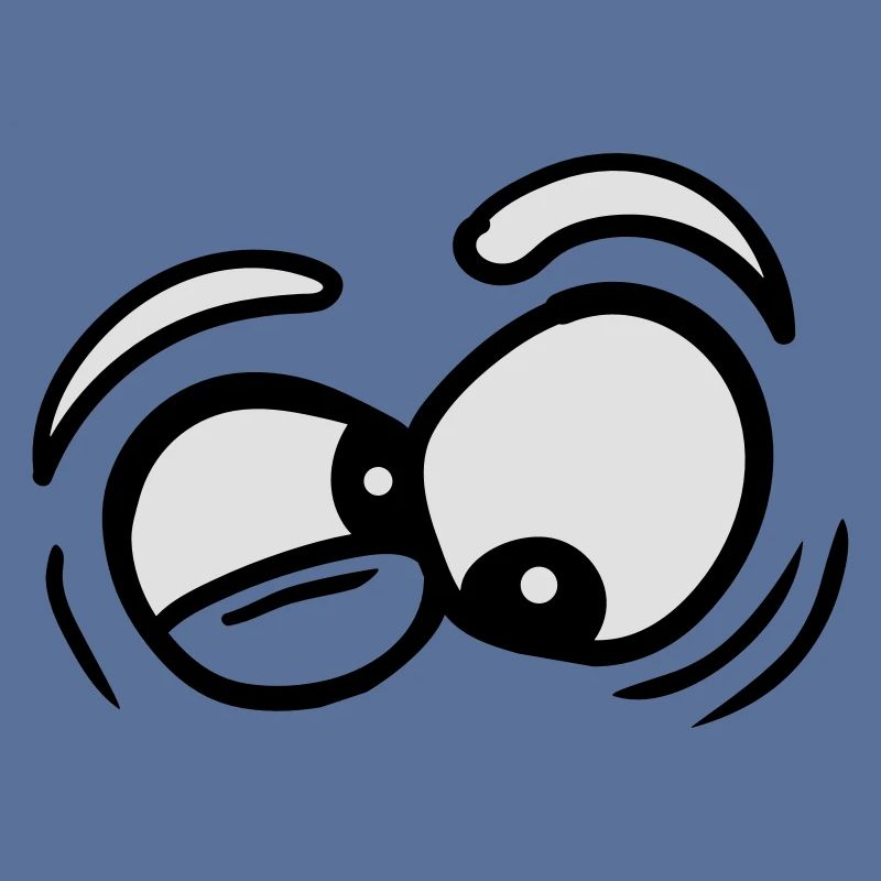 Eyes squint laugh grimace crazy crazy face comic c