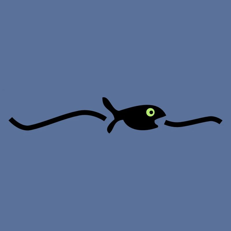 un poisson flottant