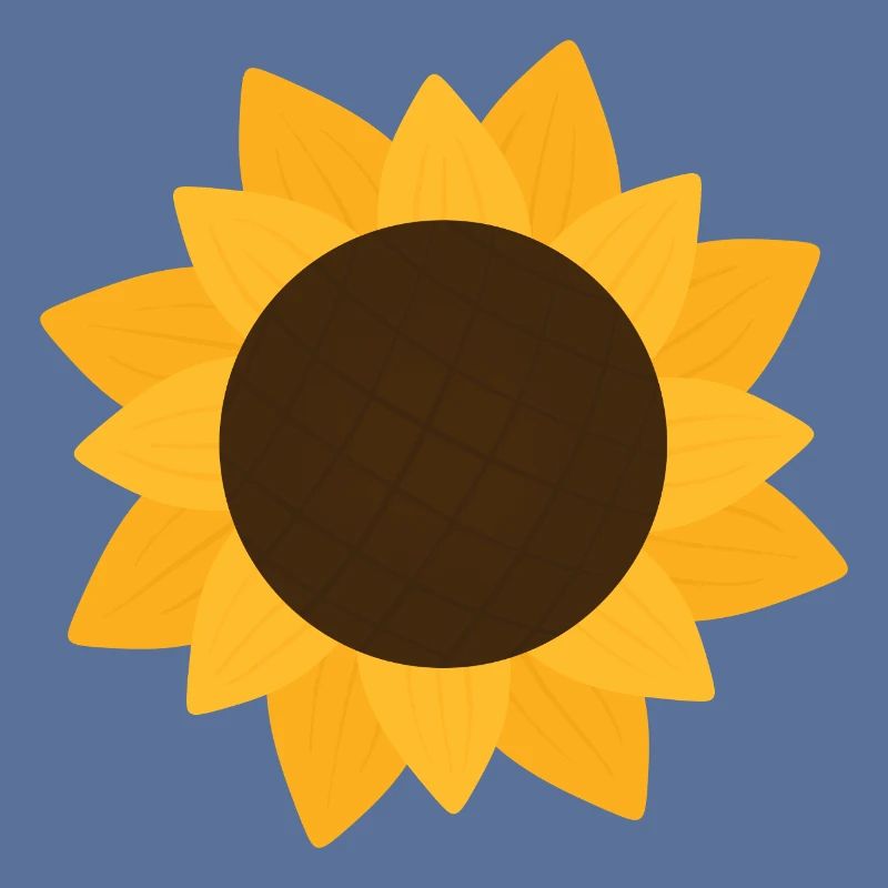 Sunny Sunflower Botanical Pattern