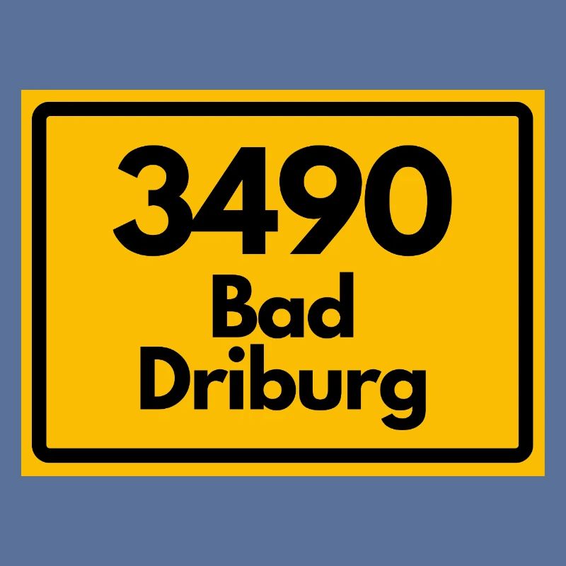 ANCIEN CODE POSTAL RETRO 3490 BAD DRIBURG