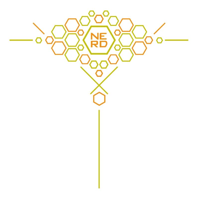 Nerd Hex Pattern Gradient