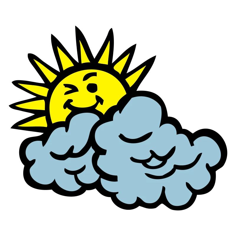 Wolke Lächeln Sonne