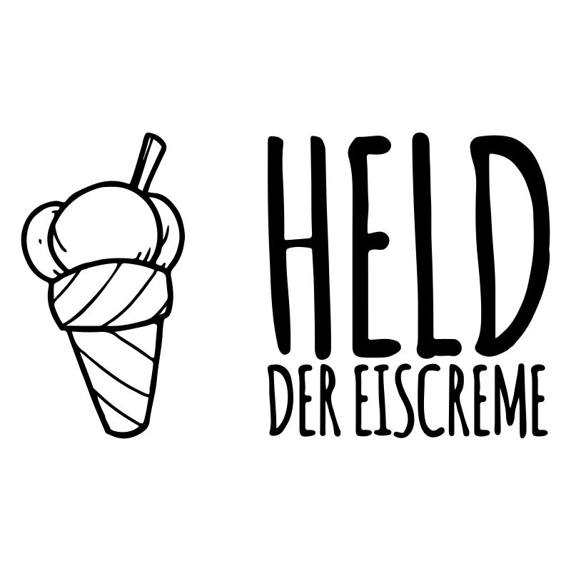 Held der Eiscreme - Eis Esser Geschenk