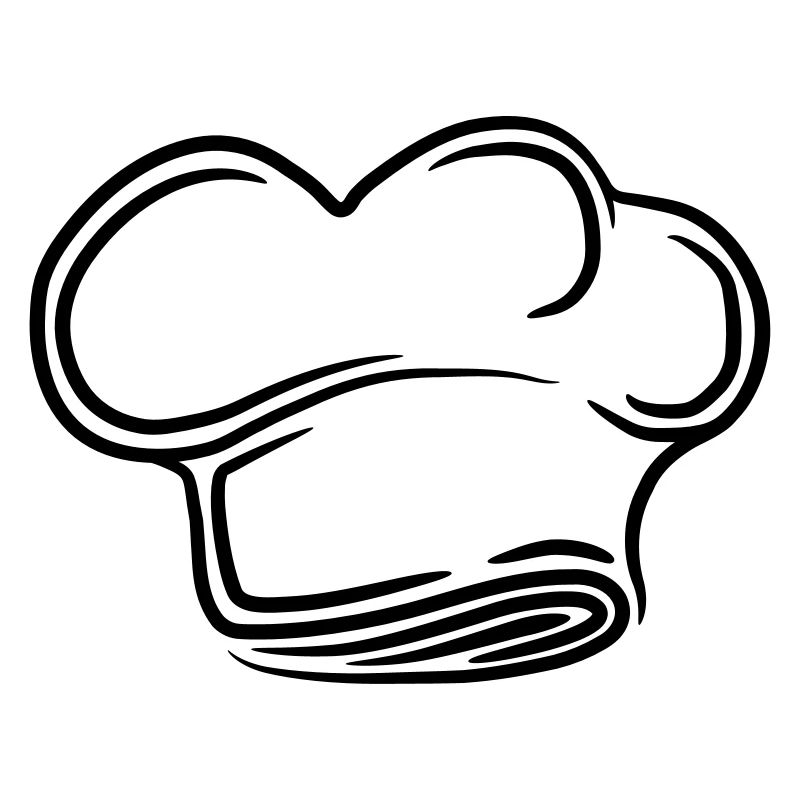 Chef Chef's Hat Tattoo Design
