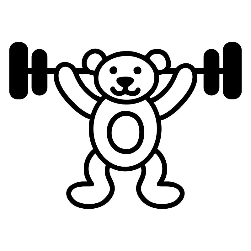 Bodybuilder bear
