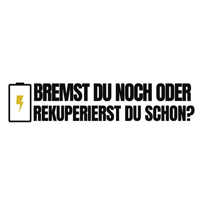 Bremst du noch oder rekuperierst du schon?