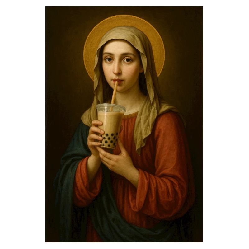 Saint boit du bubble tea