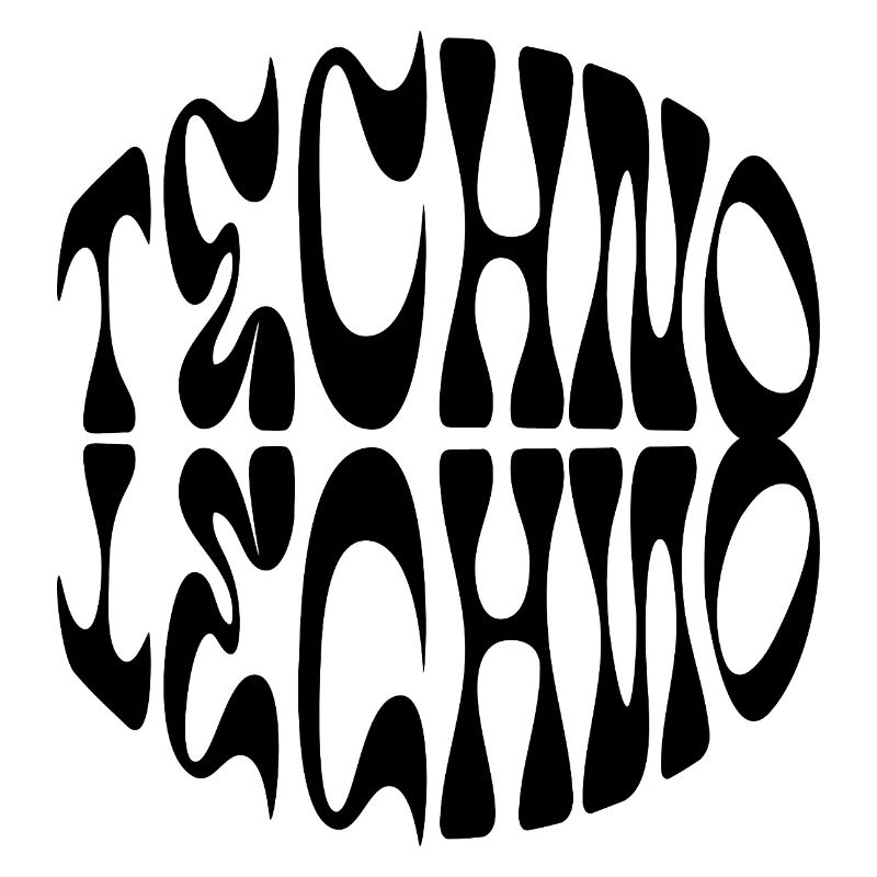 Conception de logo Techno liquid