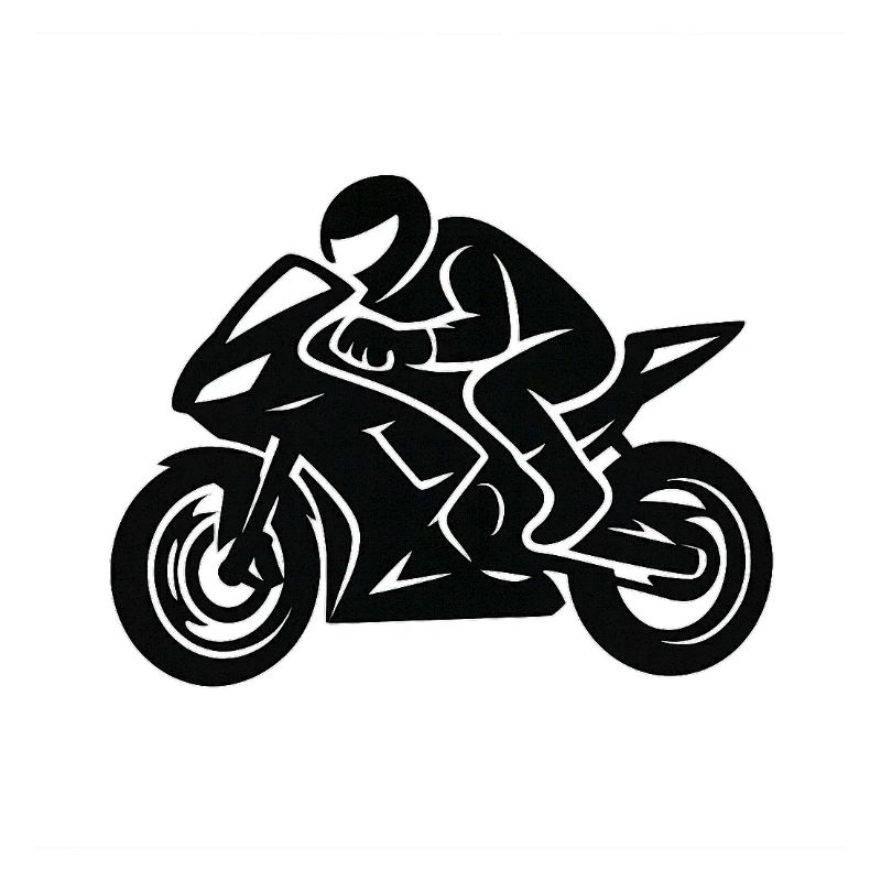 Motorcycle line drawing