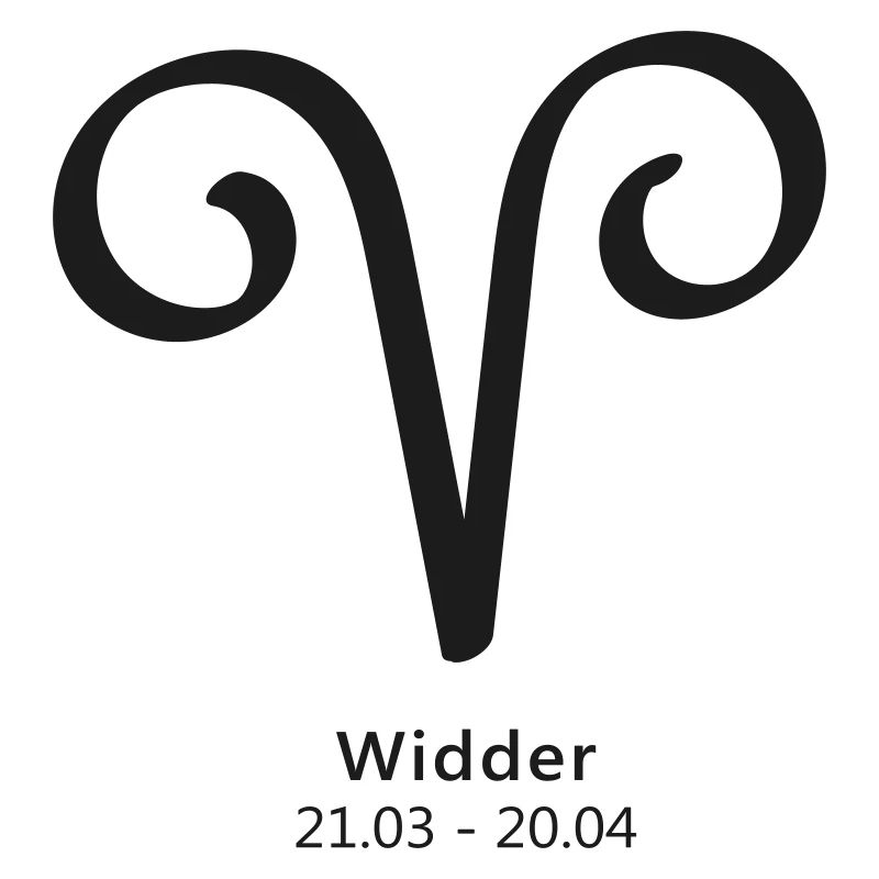 Widder Aries Symbol Sternzeichen