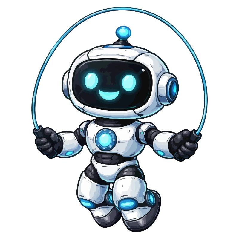 Seilspringen Roboter-Springer