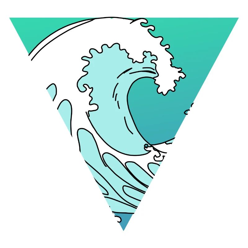 Wave in triangle
