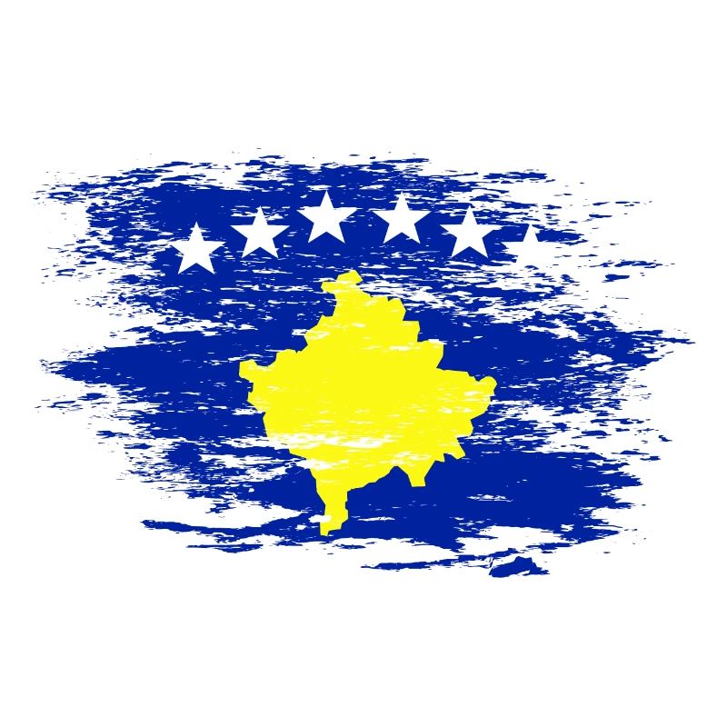 Drapeau du Kosovo utilisé