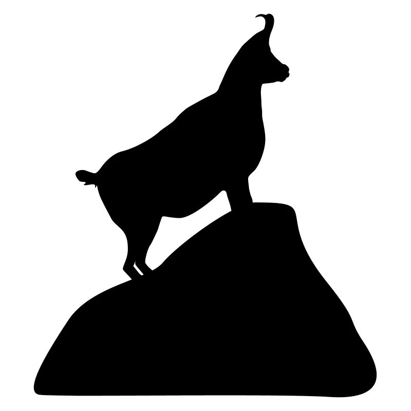 Chamois, gemser, stenbukke, gemser på bjerget