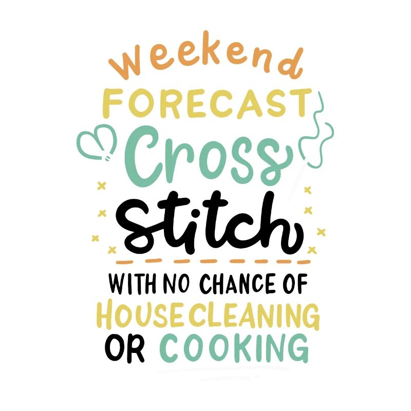 Weekend Forecast Cross Stitch