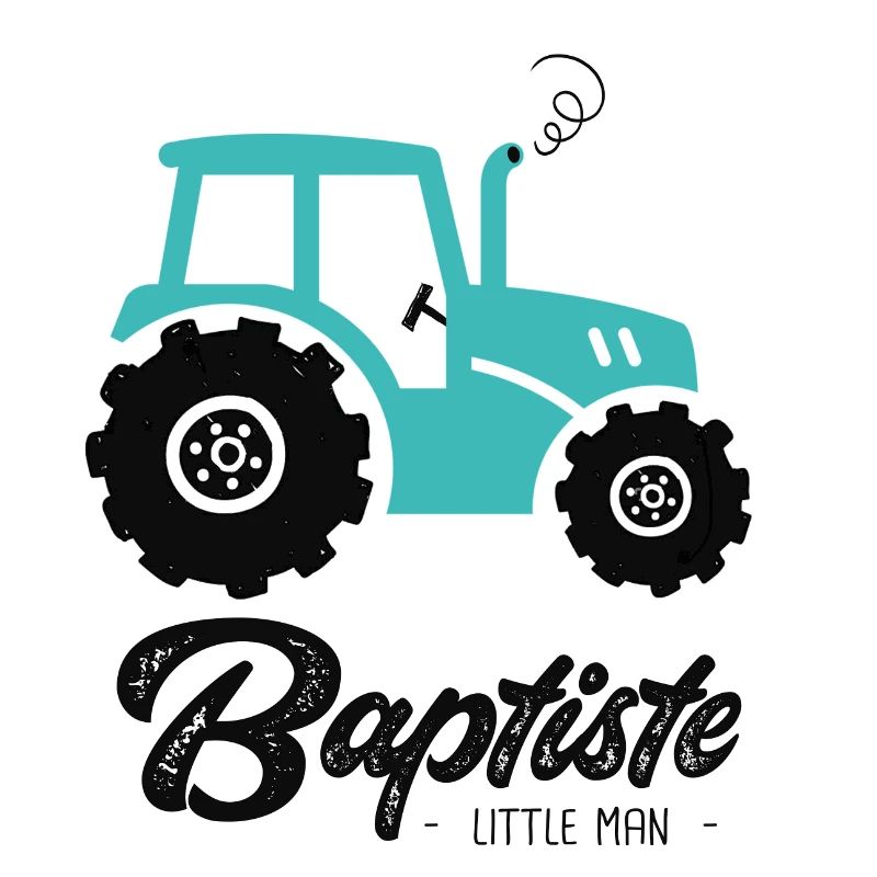 Baptiste first name baptist with tractor