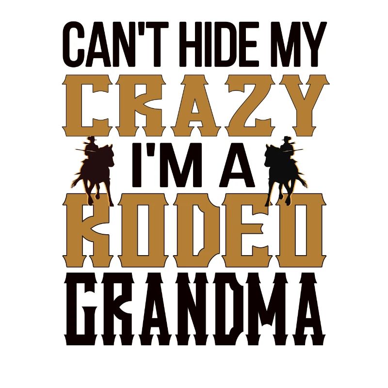 Rodeo Oma Stolze Rodeo-Reiter Großmutter Geschenk