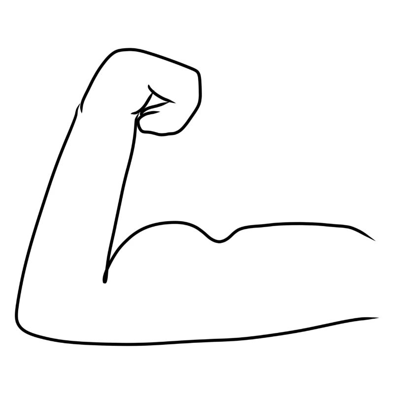 Symbole de force de bras
