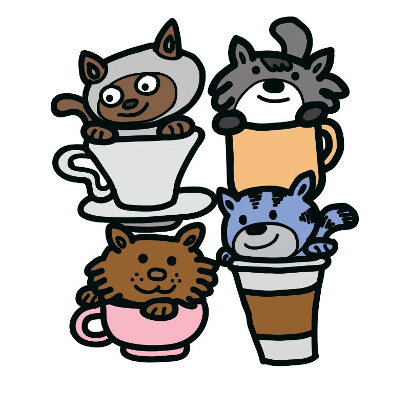 Tasses de chats