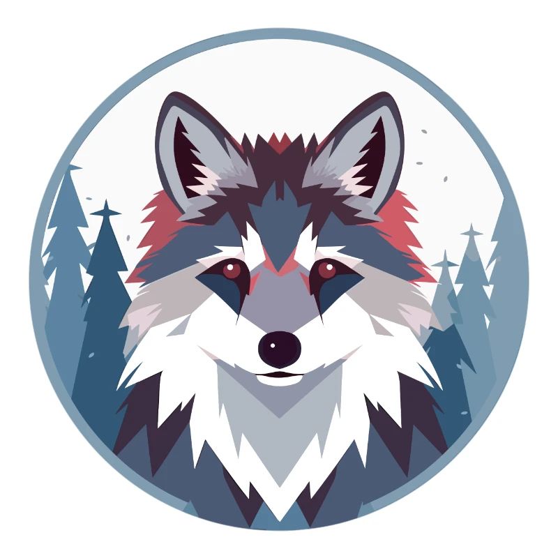 Cute Polygon Fox