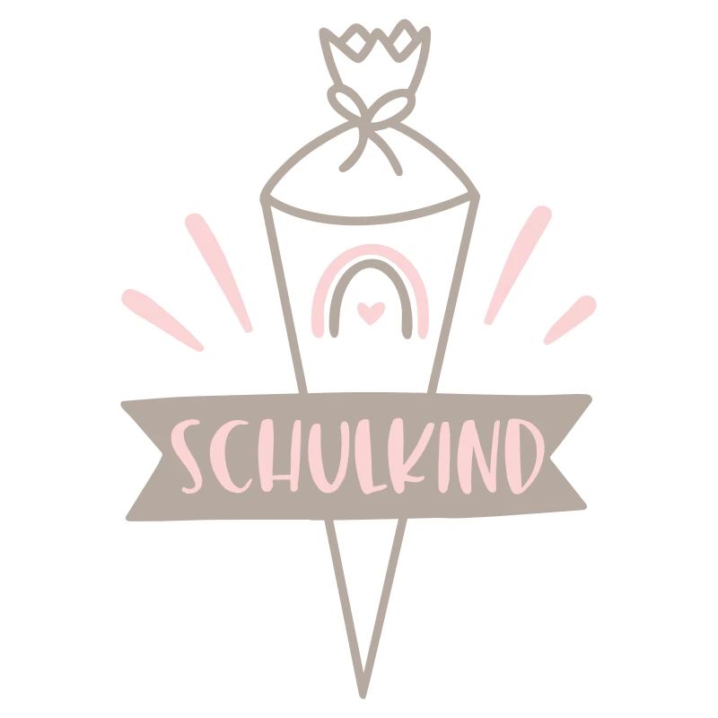 Schulkind Regenbogen