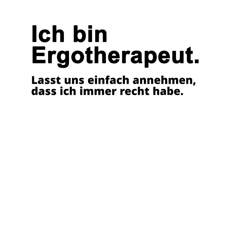Ergotherapeut Ergotherapie Beruf Spruch Geschenk
