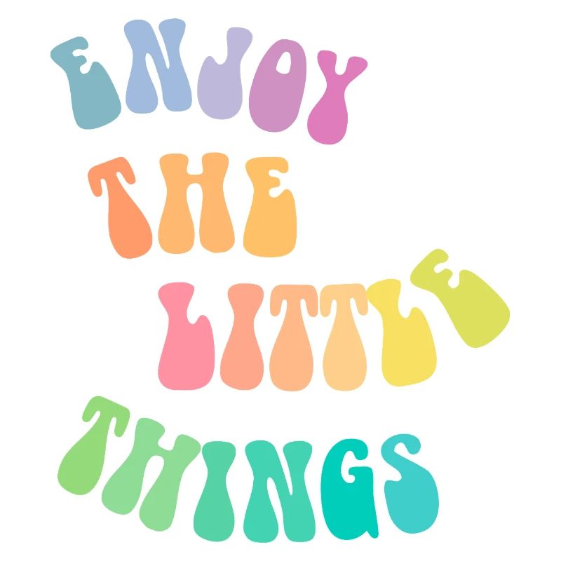 Enjoy the little things - Geschenkidee - Geschenk