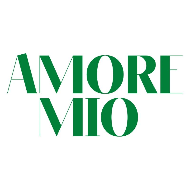 AMORE MIO MON AMOUR vert idée cadeau citation