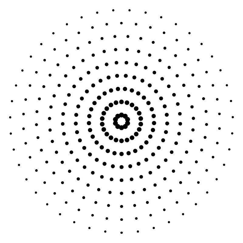 Blurry| Points | Black| gift idea