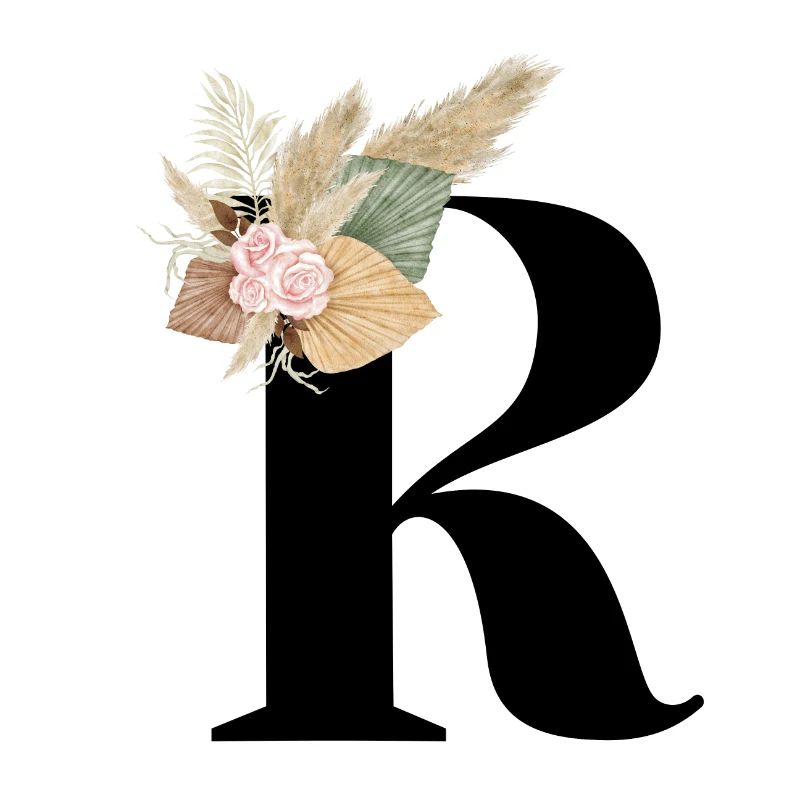Buchstabe R Blumen