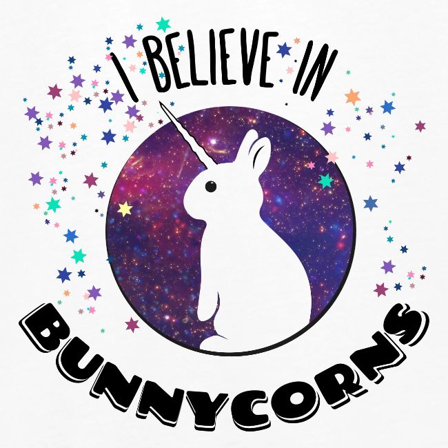 I believe in bunnycorns Einhorn Hasen Kaninchen