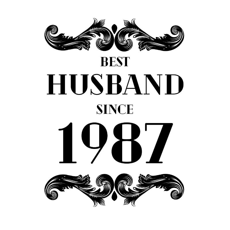 Bester Ehemann seit 1987 Hochzeitstag