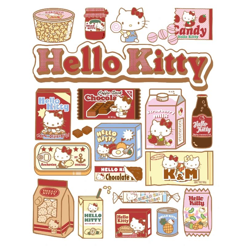 Hello Kitty Collage De Snacks