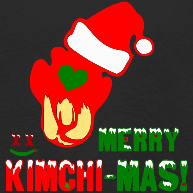 🎄🎅Merry Kimchi-Mas-Funny Santa Hat Design❄️☃️