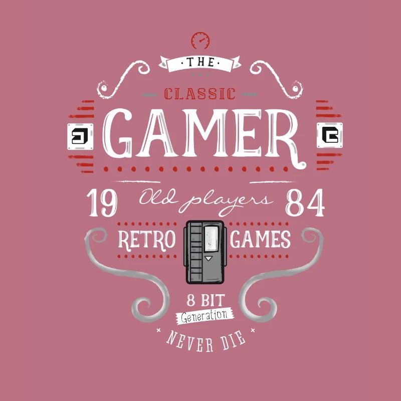 Retrogame nerd it geek play 1984 8bit console lol