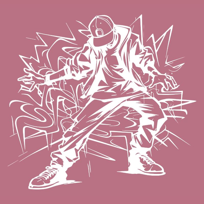 Dessin de breakdancer