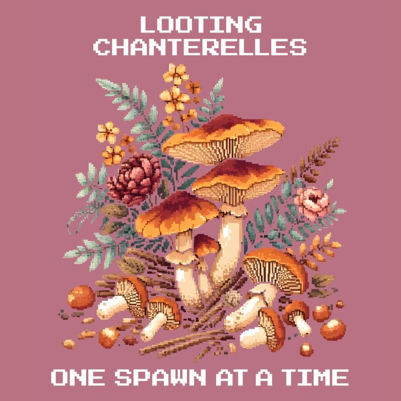 Looting chanterelles | One Spawn at a Time