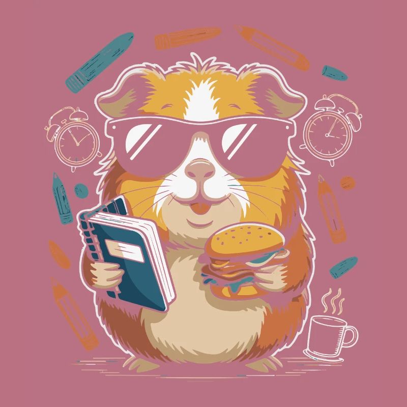 Buchheld Hamster mit Burger