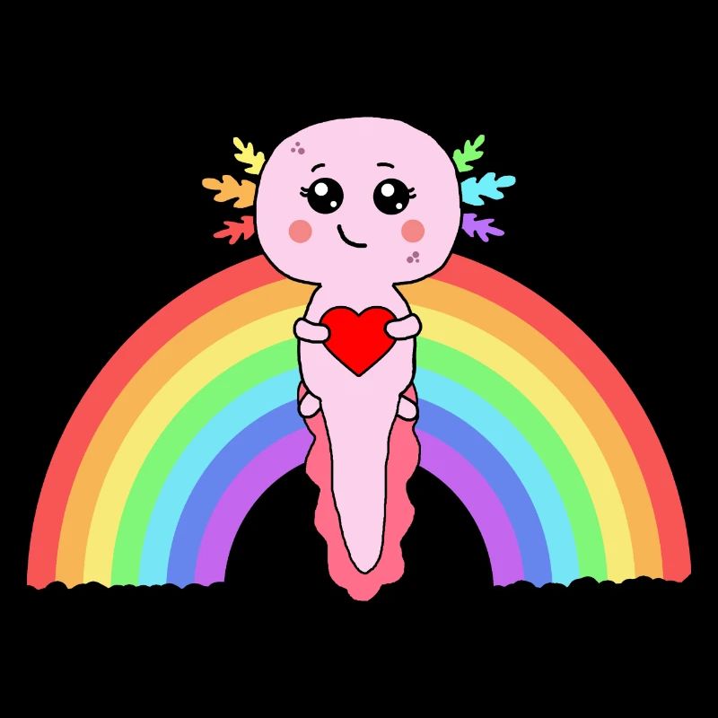 Rainbow Axolotl