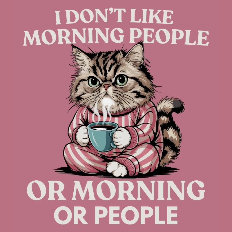 Ich mag keine Morgenmenschen oder Morgenmenschen oder Menschen