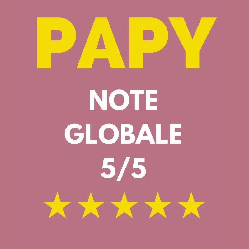 PAPY NOTE 5 sur 5 ÉTOILES